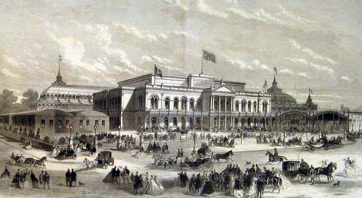 Opening of the Exhibition, as illustrated in the Illustrated London News 4th March 1865. Illustrated London News. 